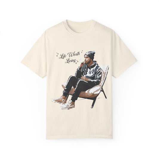Guy smoking graphic Tee